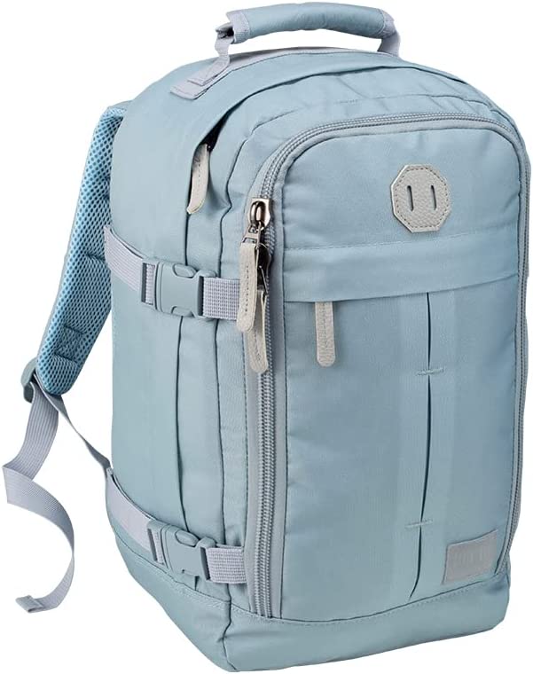 No Tag! Cabin Max Metz 20L Stowaway 16x10x8" (40x25x20cm) Underseat Backpack (Aspen Blue)