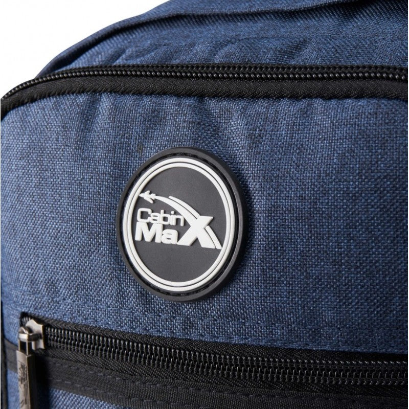 Cabin Max Metz 20L Stowaway 16x10x8" (40x25x20cm) Underseat Backpack (Atlantic Blue)