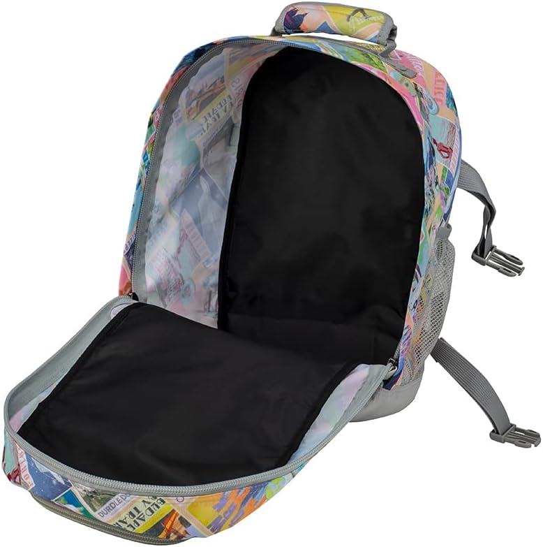 Cabin Max Metz 20L Stowaway 16x10x8" (40x25x20cm) Underseat Backpack (Postcards)