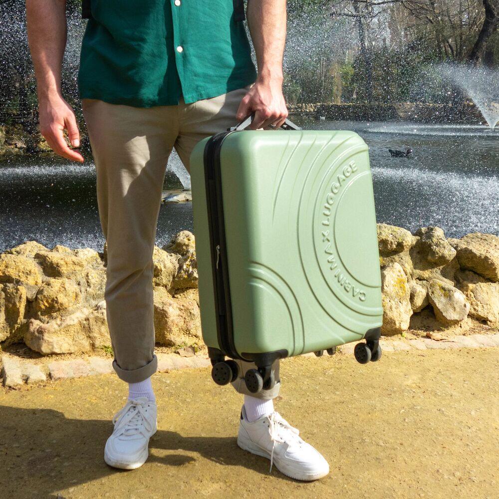Cabin Max Velocity 22x16x8/10" (55x40x20/25cm) Expandable Cabin Trolley (Bodo Green)