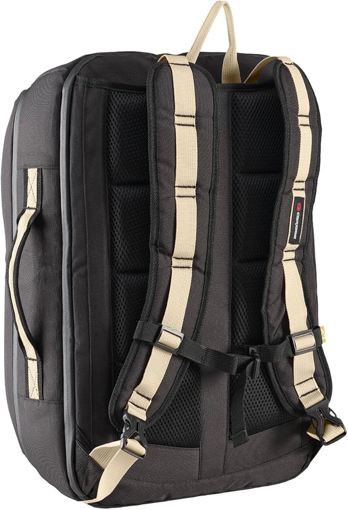 Caribee Atlas RPET Carry-On laptop Backpack 38L 50x32x23cm (20x12x9") 1kg Black