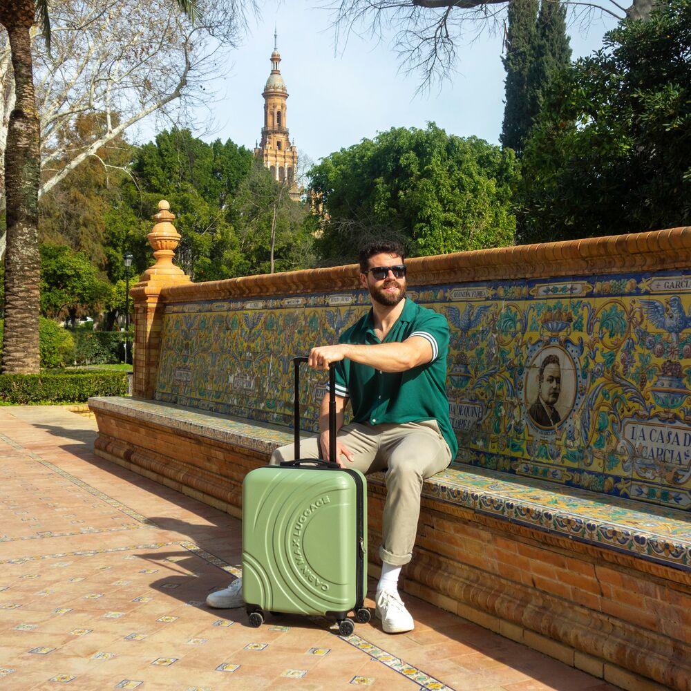 Cabin Max Velocity 22x16x8/10" (55x40x20/25cm) Expandable Cabin Trolley (Bodo Green)