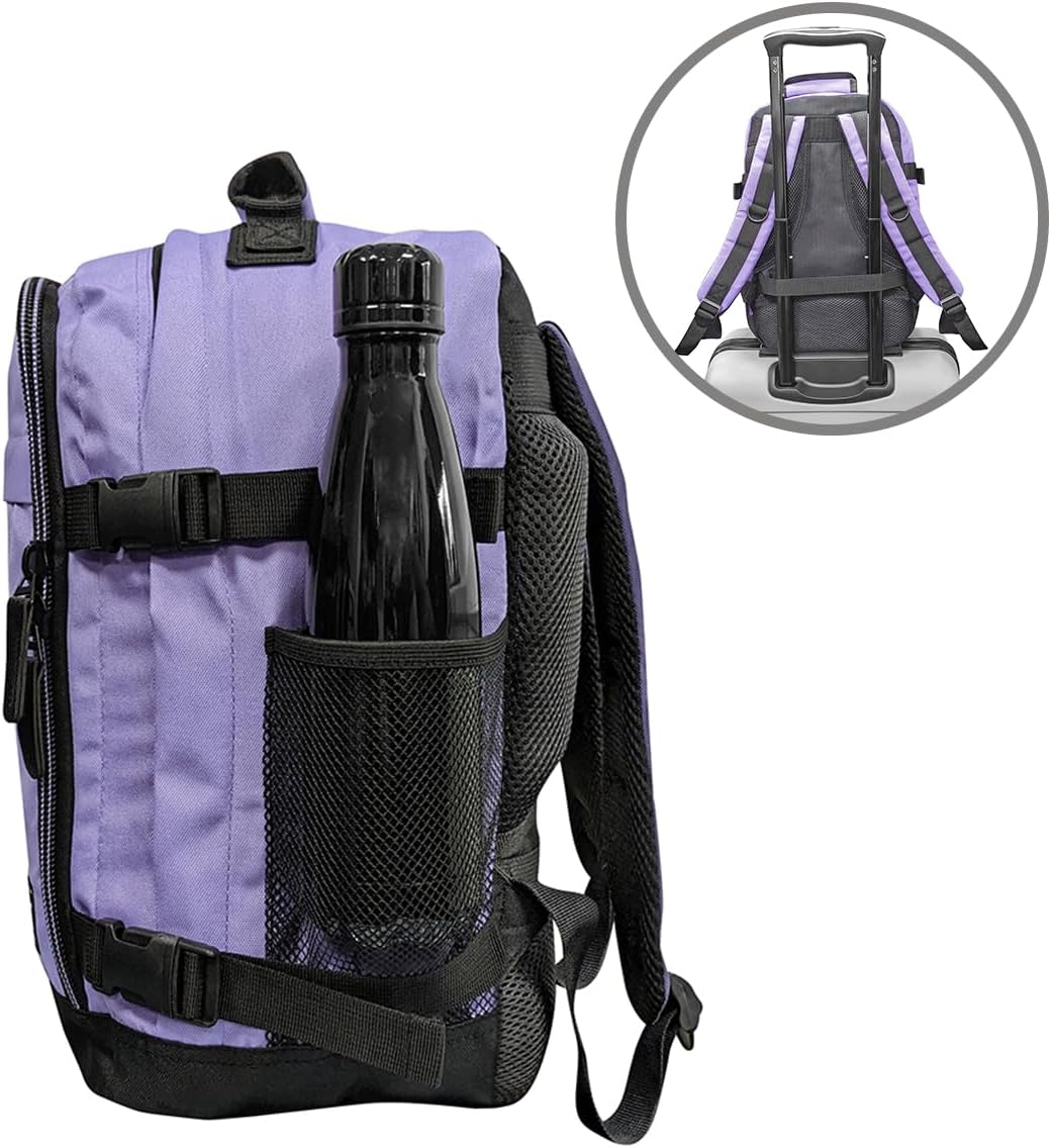 Cabin Max Metz 20L Stowaway 16x10x8" (40x25x20cm) Underseat Backpack (Lavender)