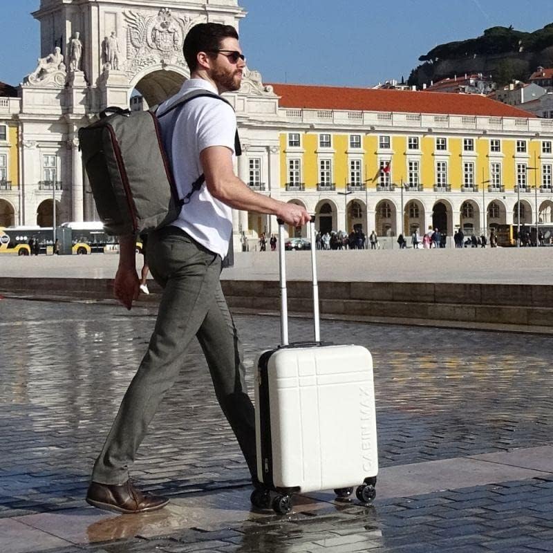 Cabin Max Velocity 22x16x8/10" (55x40x20/25cm) Expandable Cabin Trolley (White)