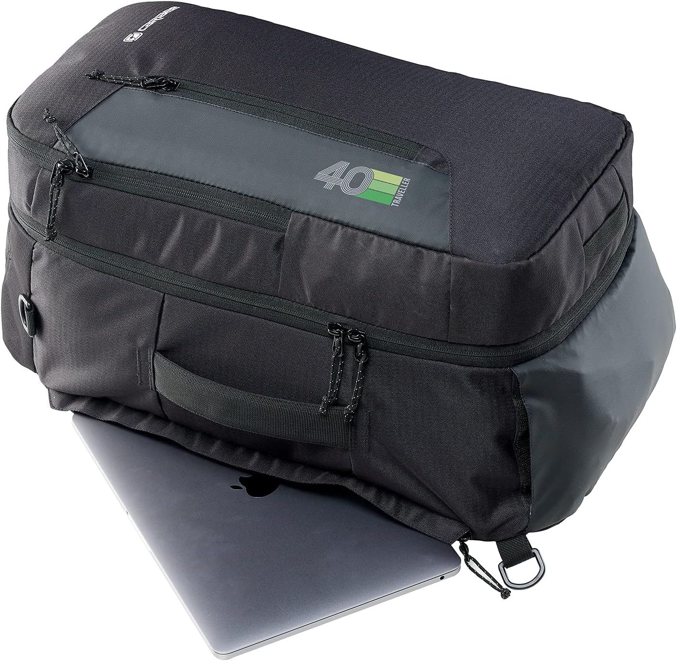 Caribee Traveller 40L Carry-On laptop Backpack, 56x32x22cm (22x12x9inch) 1.2kg (Black)