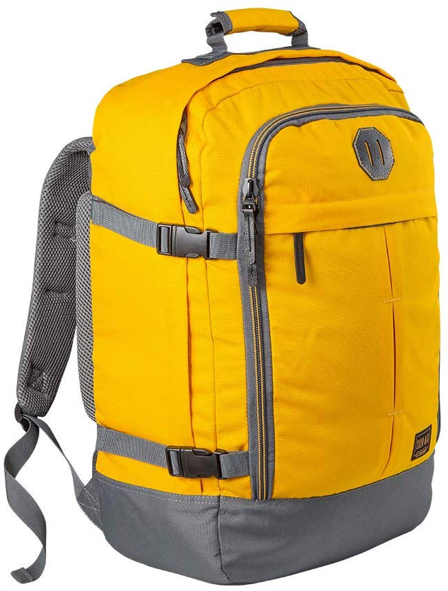 Cabin Max Metz 44L 22x16x8 (55x40x20cm) Cabin Backpack (Vintage Yello –  Luggage Cabin bags Trolleys and more