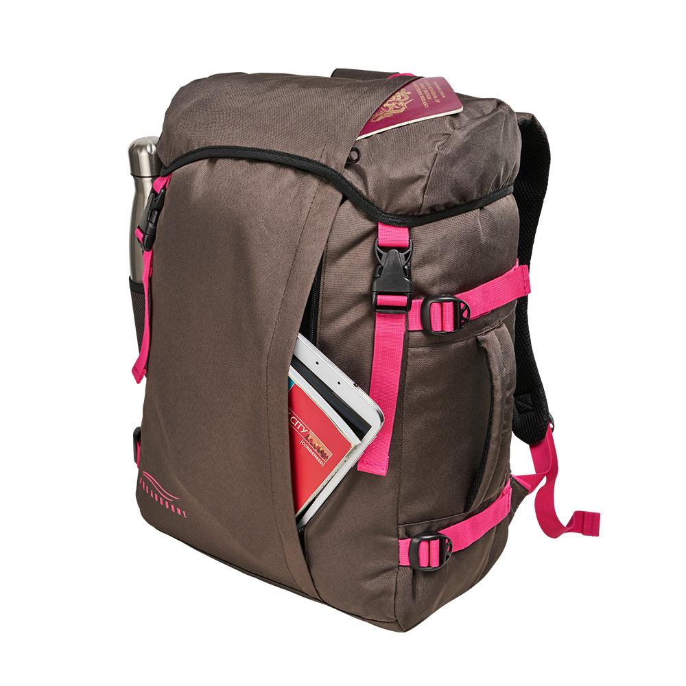 Cabin Max Venice Water Resistant Laptop Cabin Backpack 45x36x20cm (18x14x8") - Pink