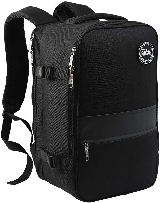 Cabin Max Chicago 20L 16x10x8 (40x25x20cm) Cabin Backpack (Black