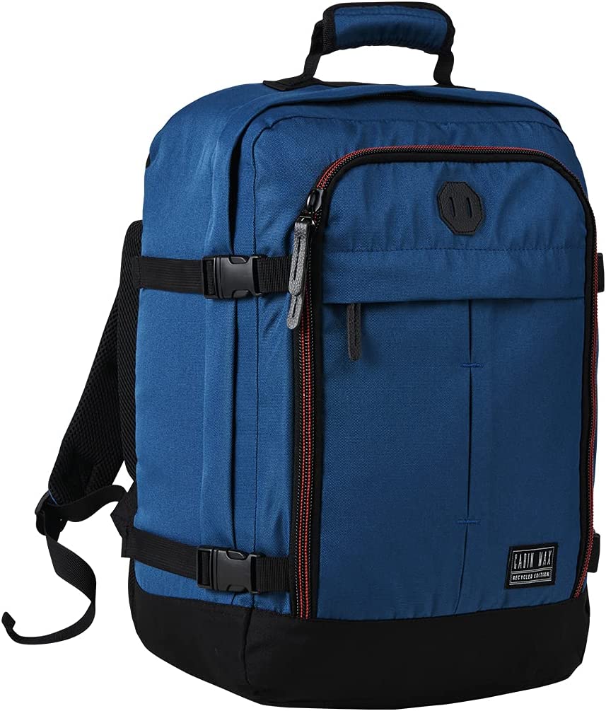Cabin Max Metz 20L Stowaway 16x10x8" (40x25x20cm) Underseat Backpack (Navajo Blue)