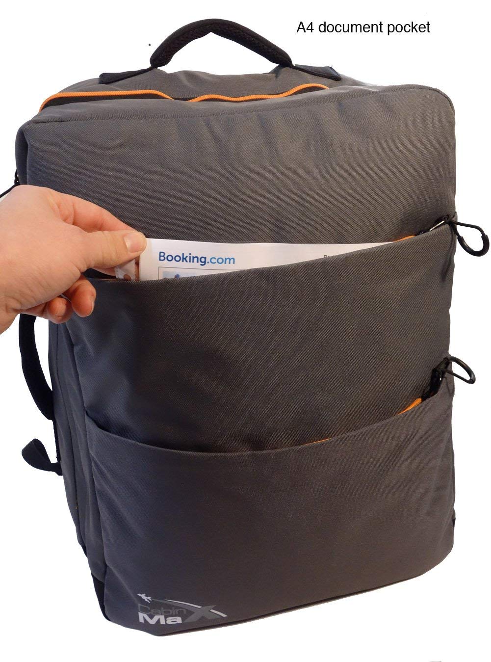 Cabin Max Edinburgh 20x16x8" (50x40x20cm) Cabin Backpack (Grey)