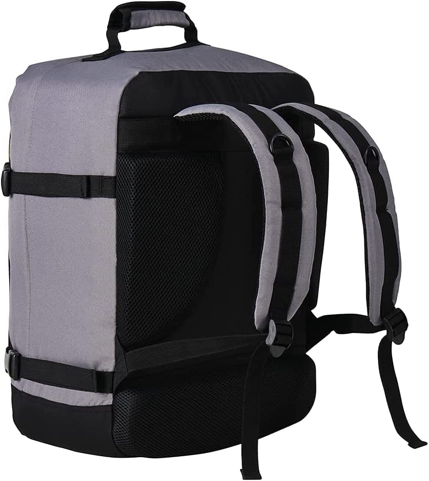 Cabin Max Metz 30L 18x14x8" (45x36x20cm) Cabin Backpack (Apache Grey)