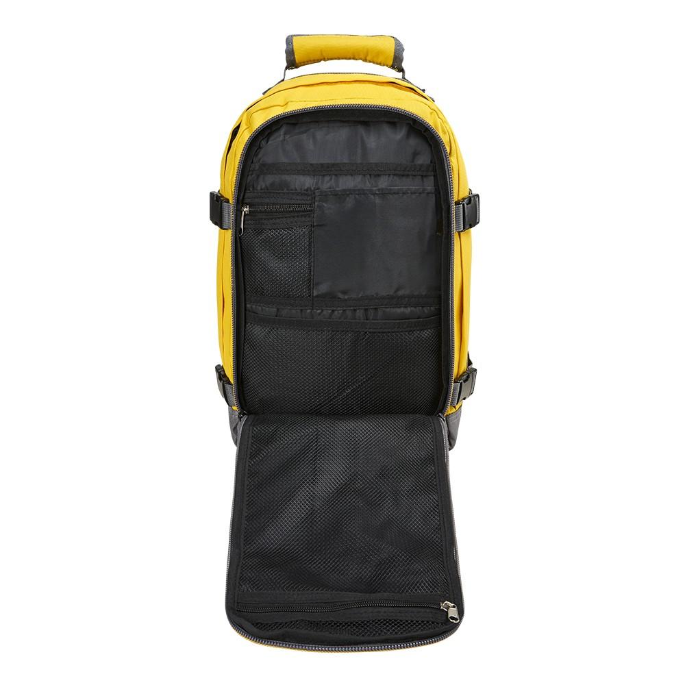 Cabin Max Metz 20L Stowaway 16x10x8" (40x25x20cm) Underseat Backpack (Vintage Yellow)