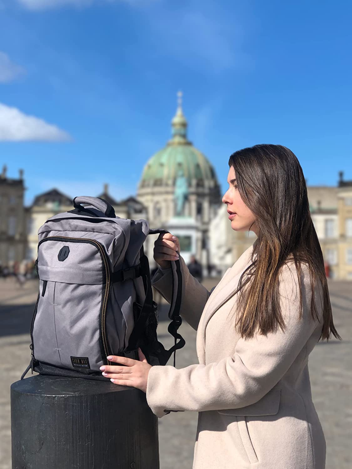 Cabin Max Metz 30L 18x14x8" (45x36x20cm) Cabin Backpack (Apache Grey)