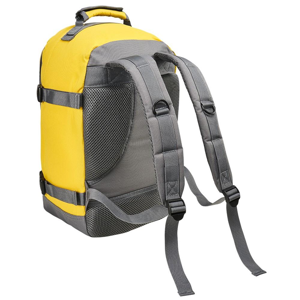 Cabin Max Metz 20L Stowaway 16x10x8" (40x25x20cm) Underseat Backpack (Vintage Yellow)