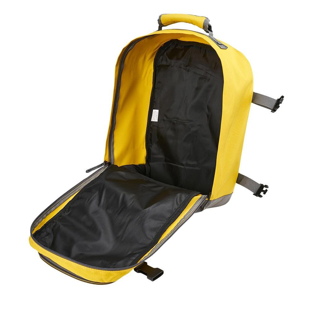 Cabin Max Metz 20L Stowaway 16x10x8" (40x25x20cm) Underseat Backpack (Vintage Yellow)
