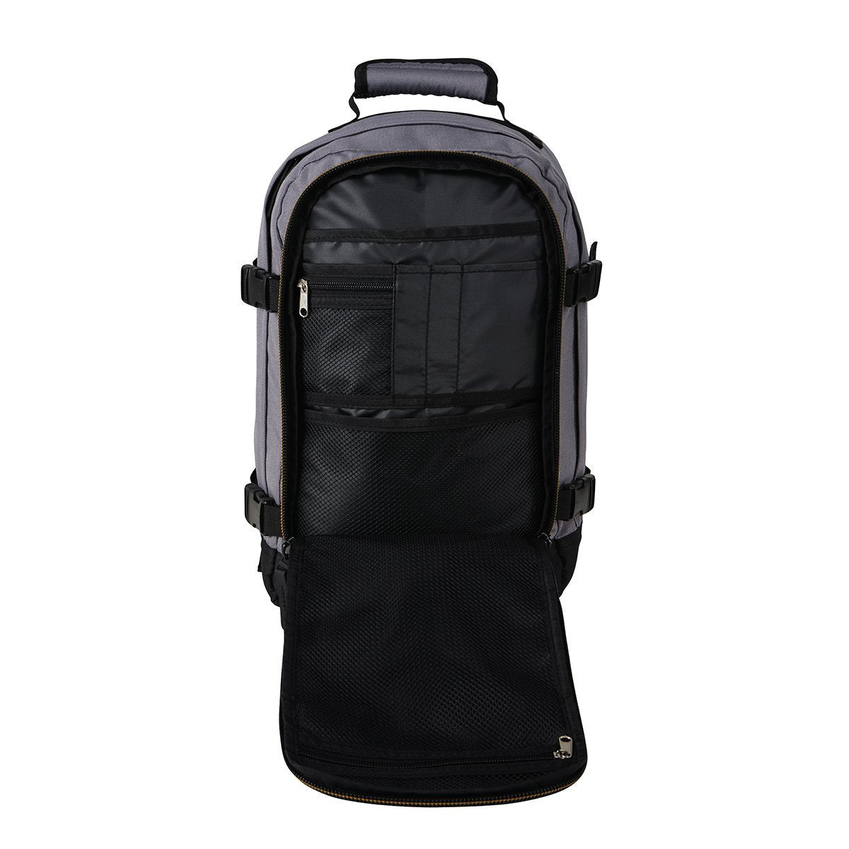 Cabin Max Metz 20L Stowaway 16x10x8" (40x25x20cm) Underseat Backpack (Apache Grey)