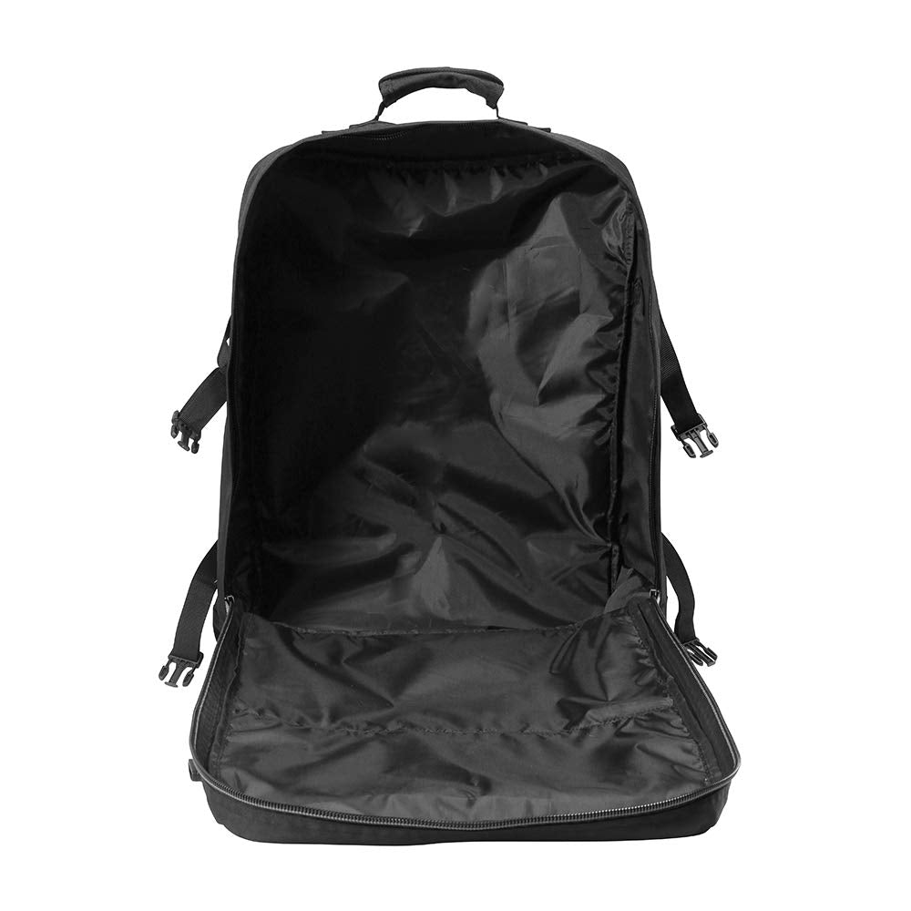 Cabin Max Metz 44L 22x16x8" (55x40x20cm) Cabin Backpack (Black)