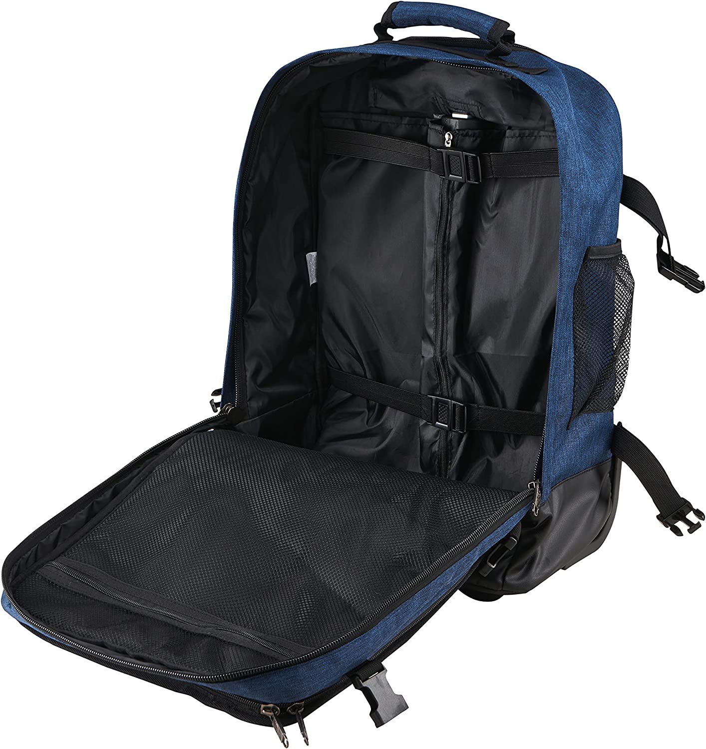 Cabin Max Greenwich 30L 18x14x8" (45x36x20cm) Hybrid Trolley Backpack (Atlantic Blue)