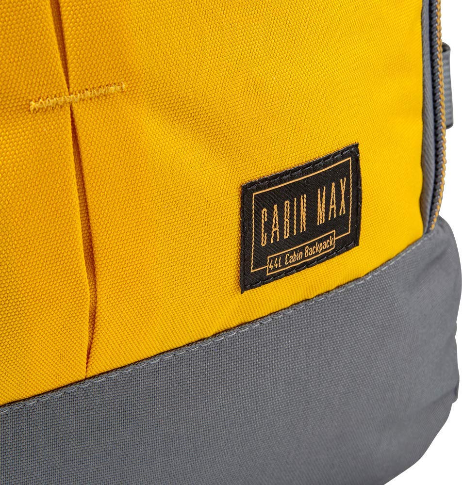 Cabin Max Metz 44L 22x16x8" (55x40x20cm) Cabin Backpack (Vintage Yellow)