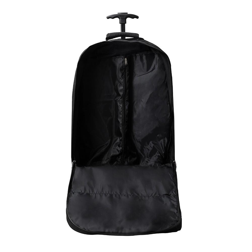 Cabin Max Lyon 22x16x8" (55x40x20cm) Cabin Trolley Backpack (Black)