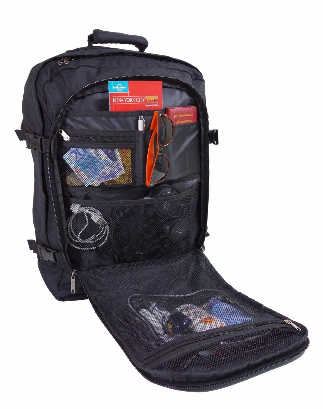 Cabin Max Metz 44L 22x16x8" (55x40x20cm) Cabin Backpack (Stereo)