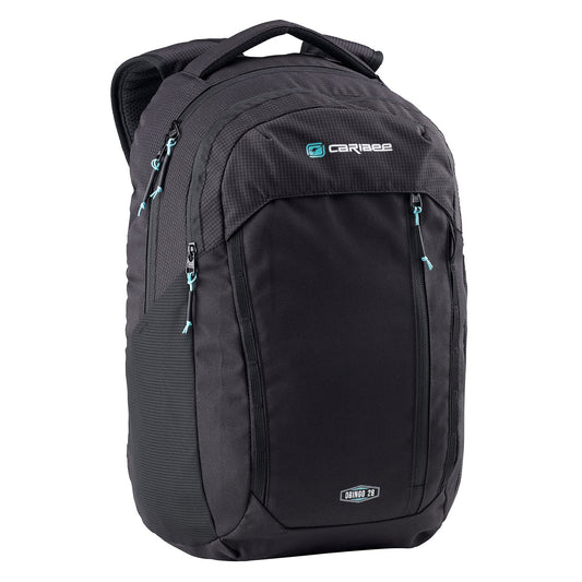 Caribee Obingo 28L laptop carry-on Backpack 46x32x20cm (18x12x8) Black
