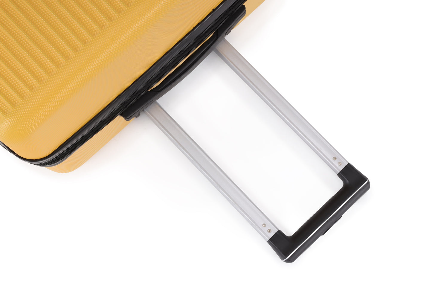 Swiss Alpine Hardside Expandable 4 pieces Spinner luggage set (32", 28", 24", 20") (Yellow)