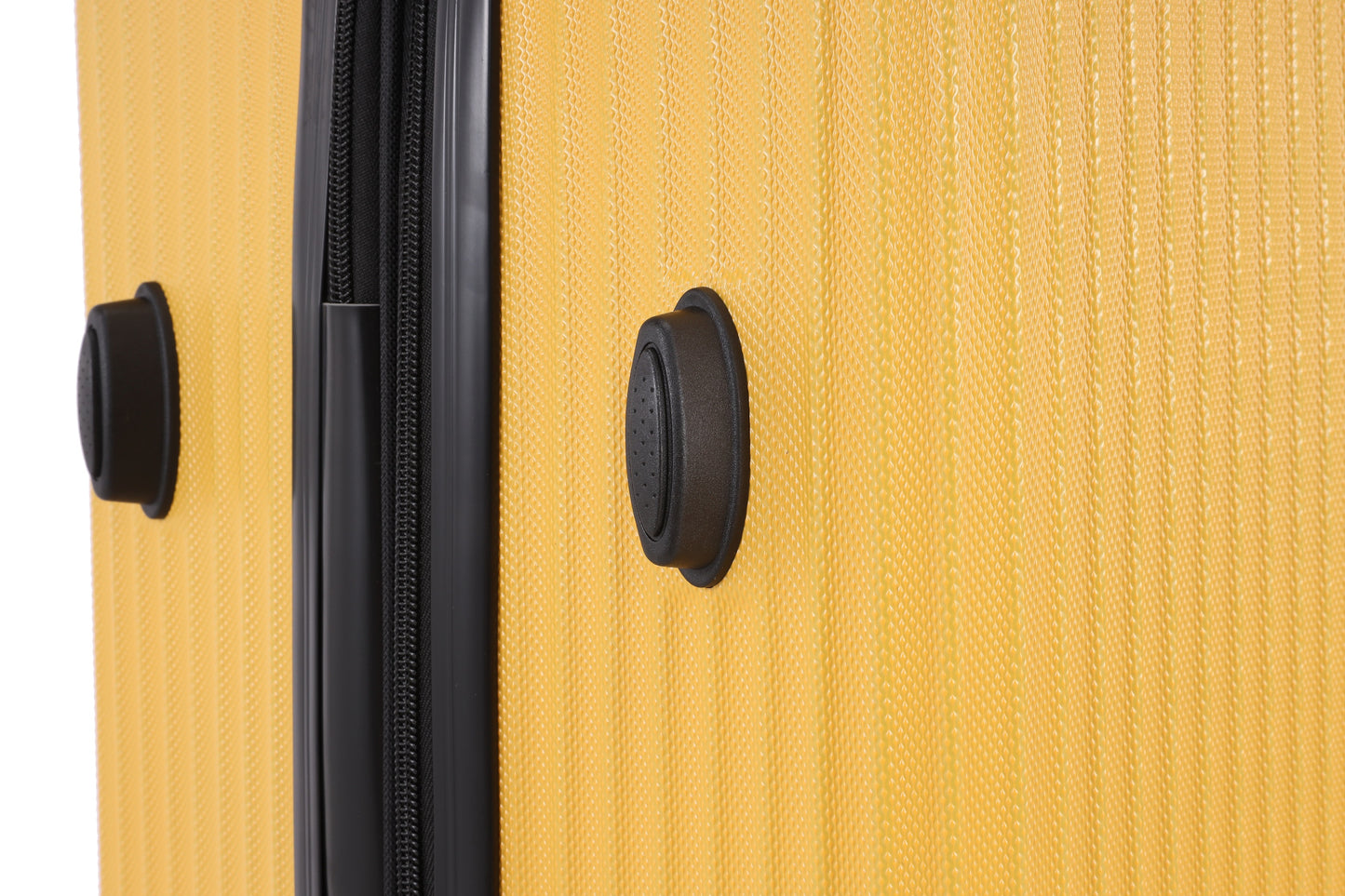 Swiss Alpine Hardside Expandable 4 pieces Spinner luggage set (32", 28", 24", 20") (Yellow)