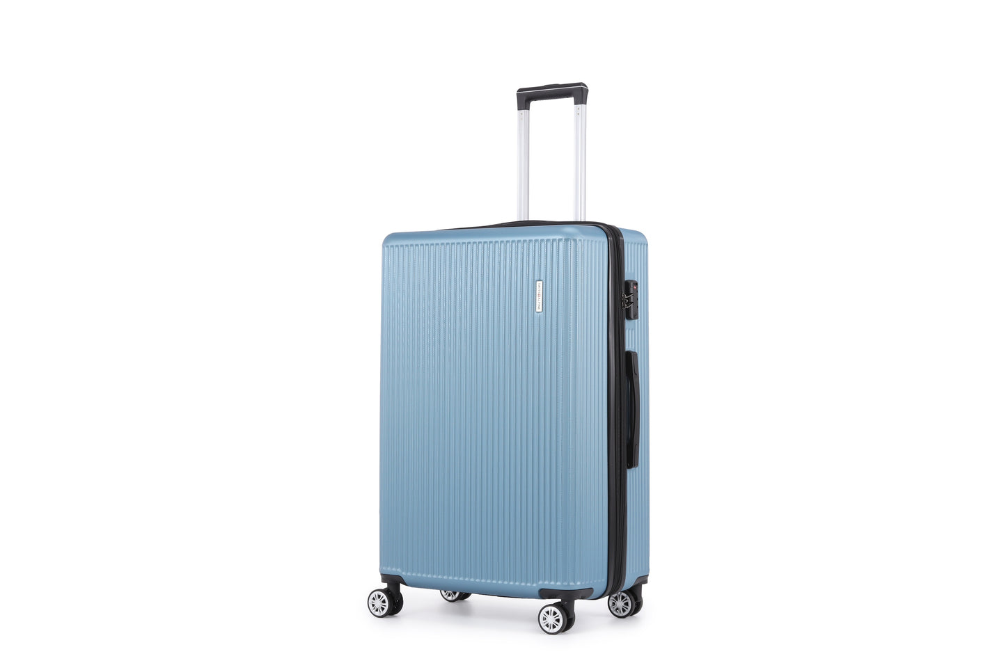 Swiss Alpine Hardside Expandable 4 pieces Spinner luggage set (32", 28", 24", 20") (Blue)