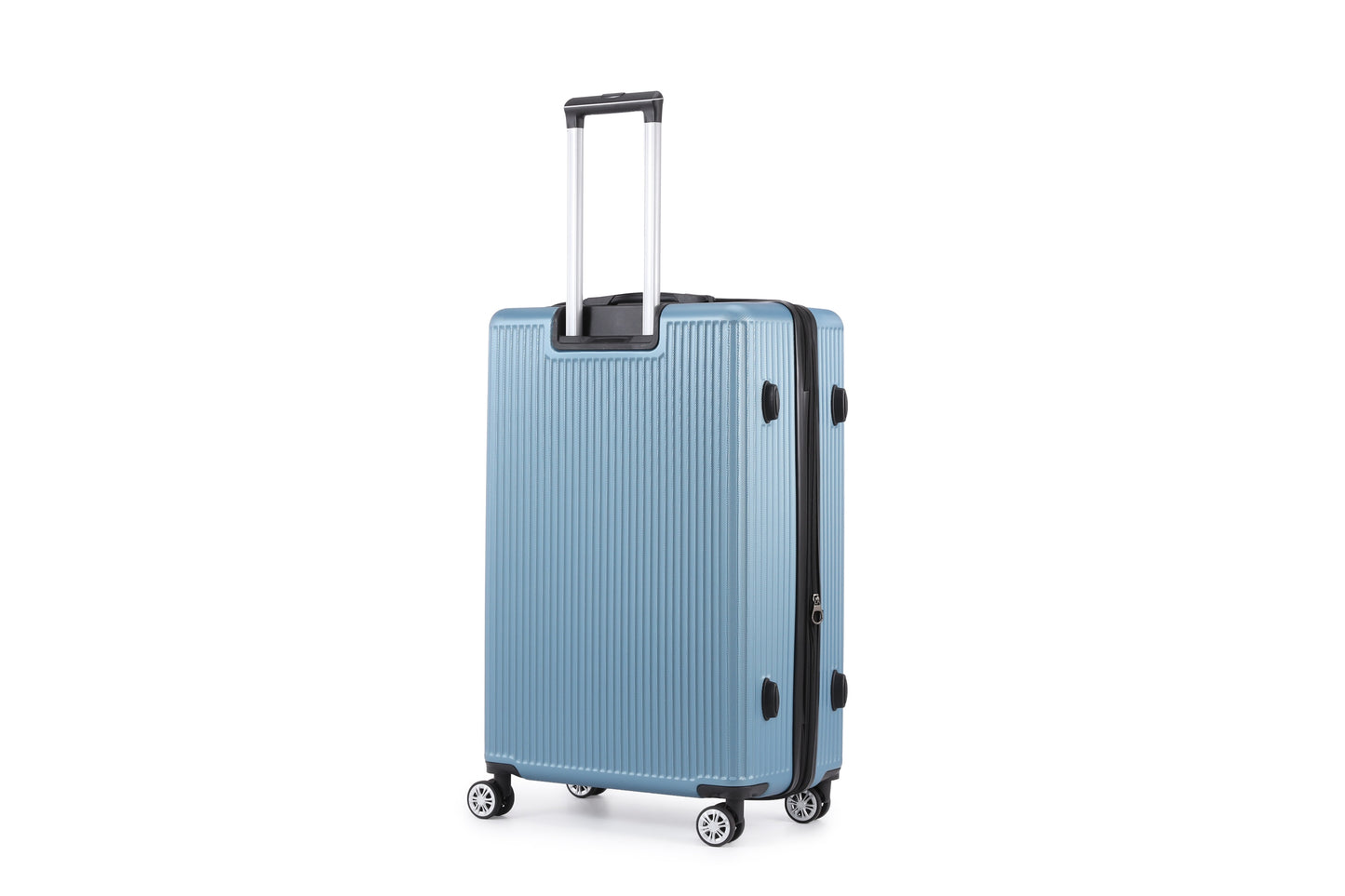 Swiss Alpine Hardside Expandable 4 pieces Spinner luggage set (32", 28", 24", 20") (Blue)