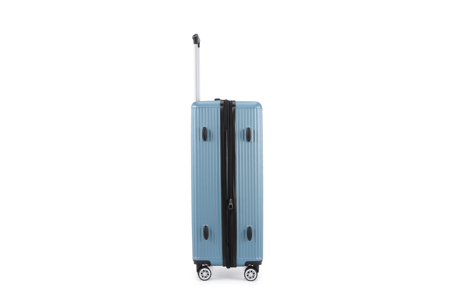 Swiss Alpine Hardside Expandable 4 pieces Spinner luggage set (32", 28", 24", 20") (Blue)