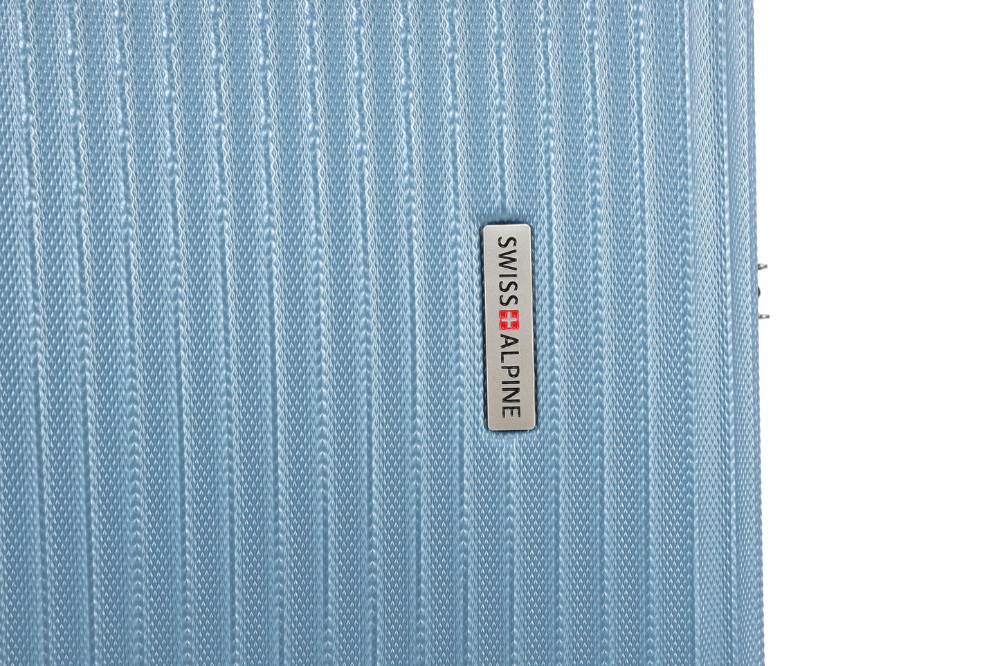 Swiss Alpine Hardside Expandable 4 pieces Spinner luggage set (32", 28", 24", 20") (Blue)