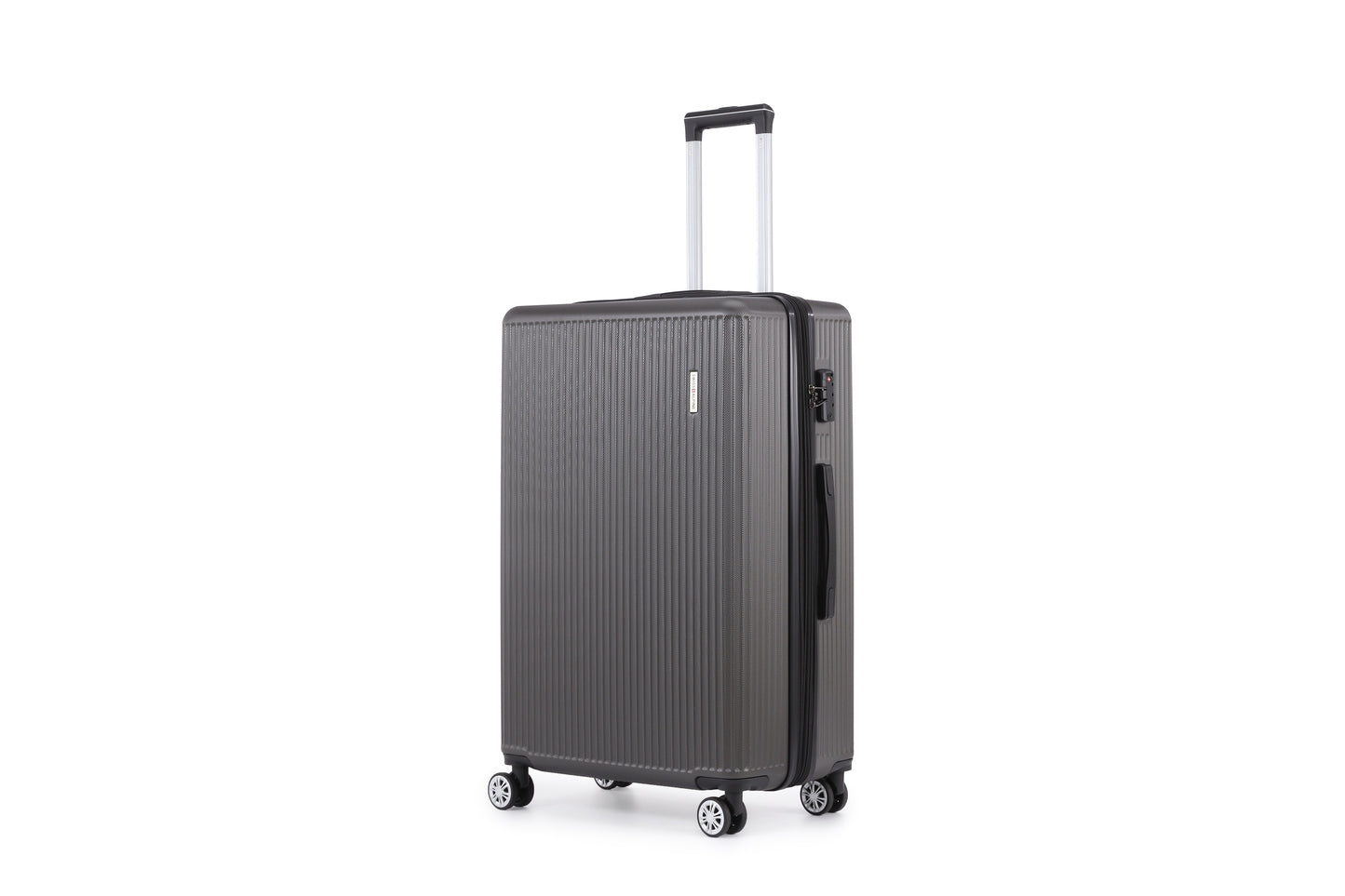 Swiss Alpine Hardside Expandable 4 pieces Spinner luggage set (32", 28", 24", 20") (GREY)