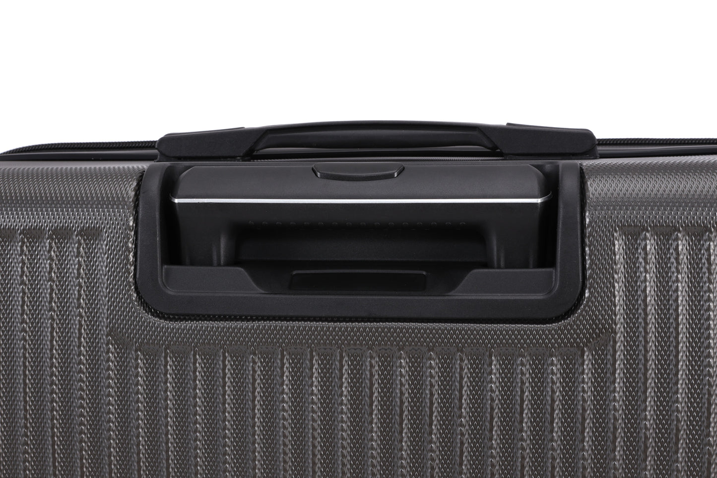 Swiss Alpine Hardside Expandable 4 pieces Spinner luggage set (32", 28", 24", 20") (GREY)