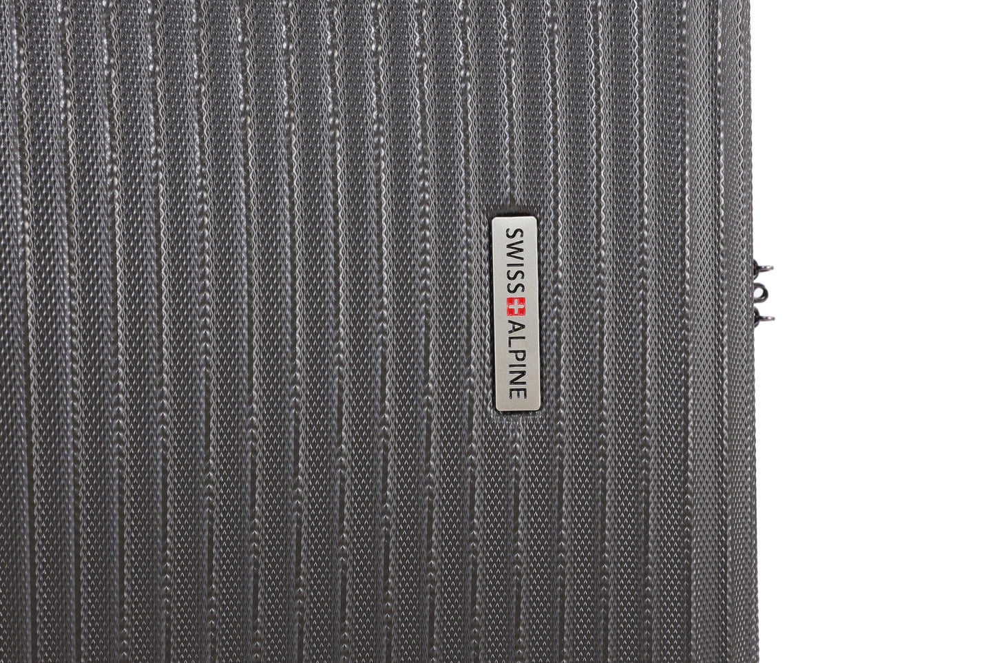 Swiss Alpine Hardside Expandable 4 pieces Spinner luggage set (32", 28", 24", 20") (GREY)