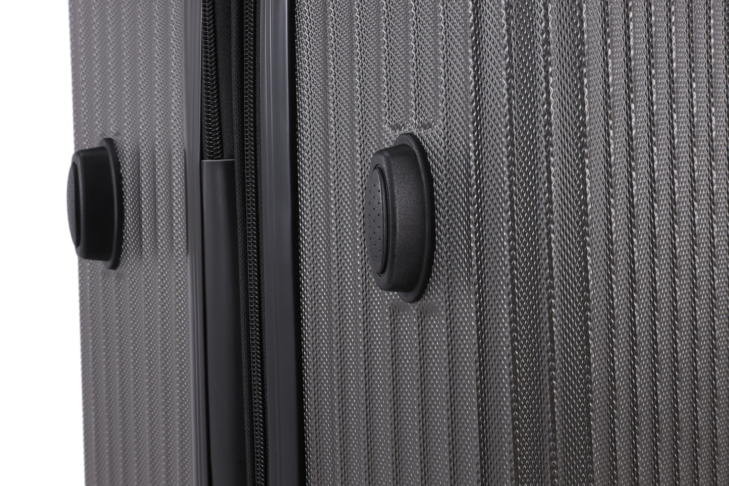 Swiss Alpine Hardside Expandable 4 pieces Spinner luggage set (32", 28", 24", 20") (GREY)