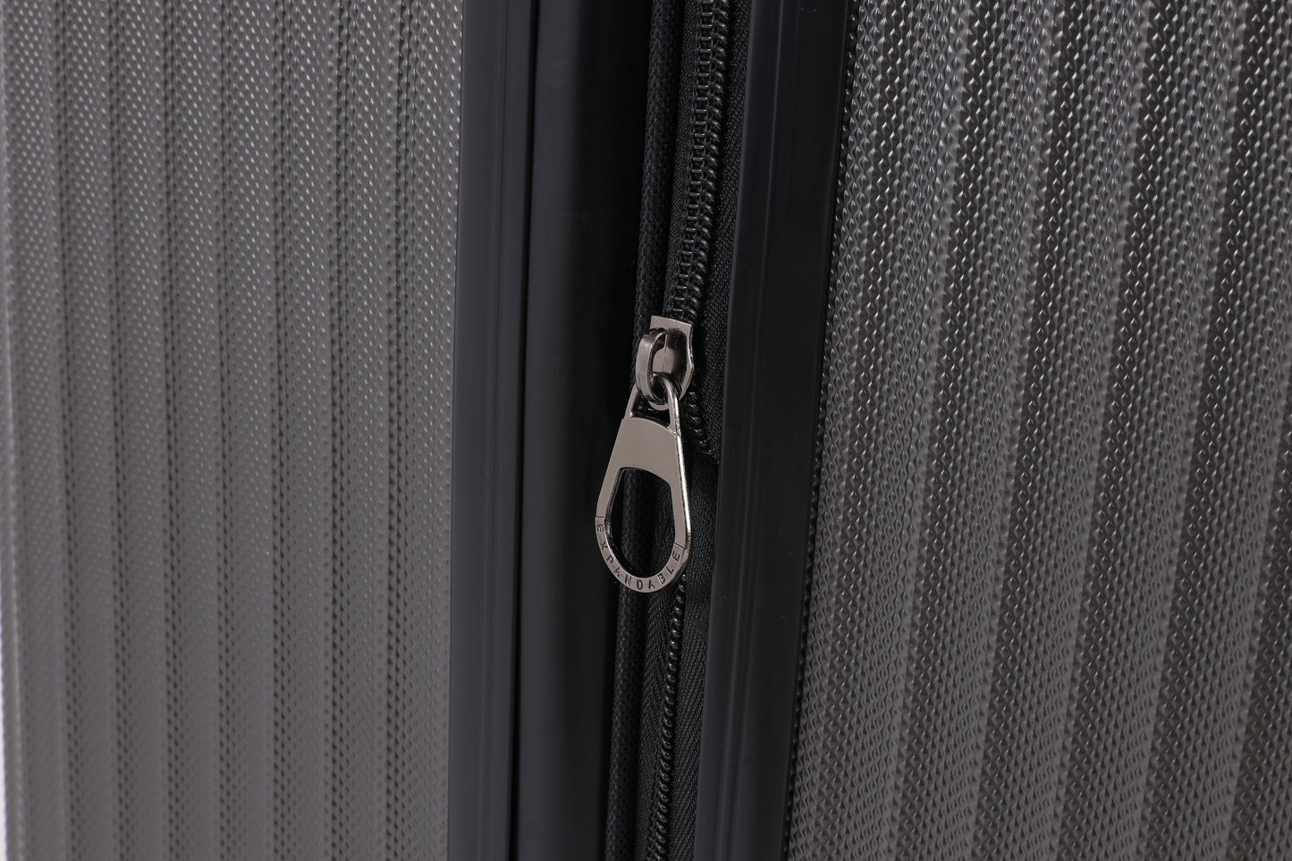 Swiss Alpine Hardside Expandable 4 pieces Spinner luggage set (32", 28", 24", 20") (GREY)